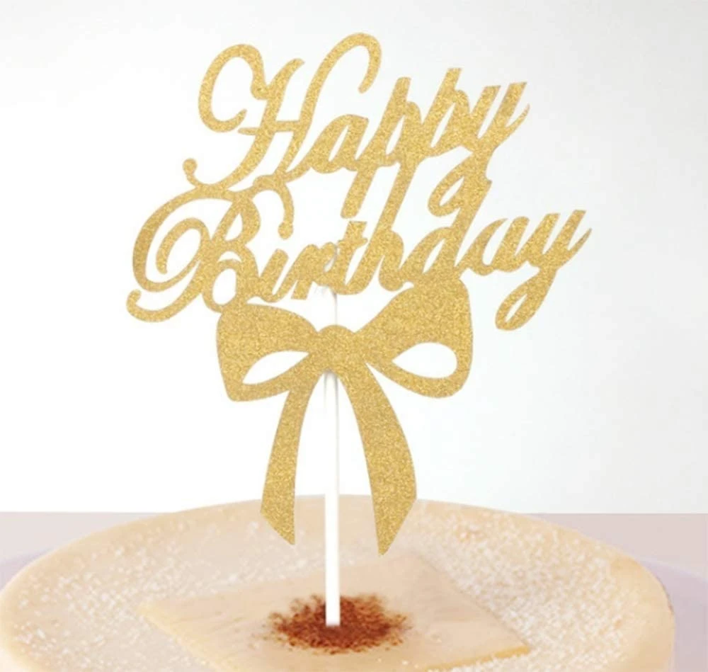 Happy Birthday Acrylic Card Cake Topper Cake Birthday Toppers Esg17383