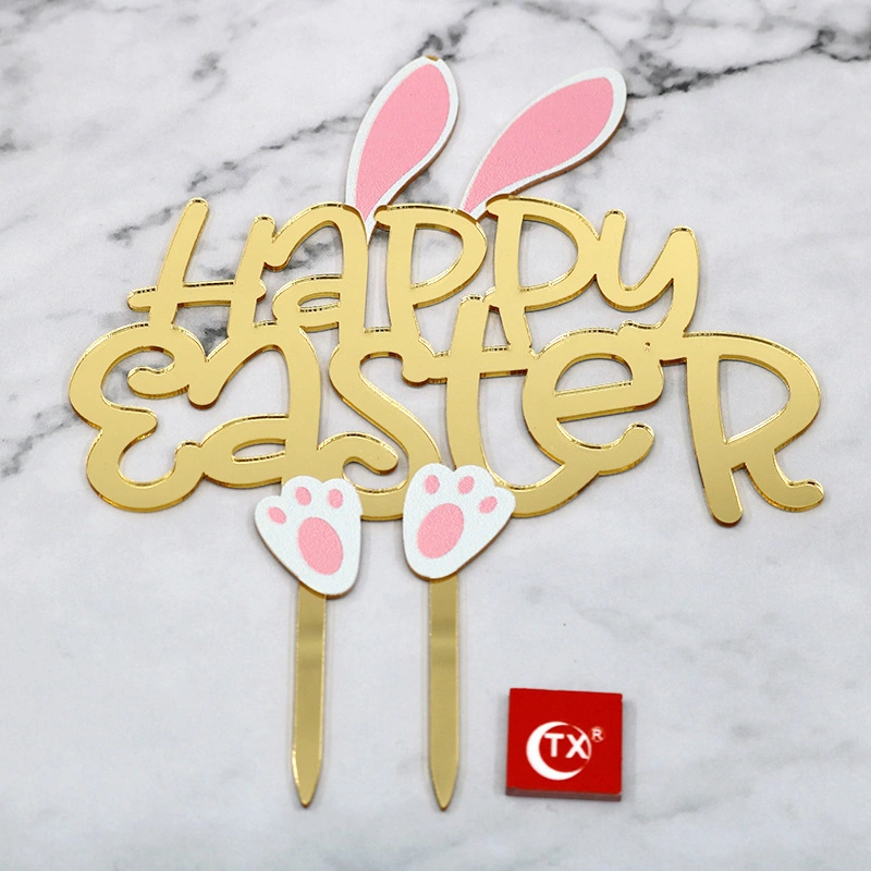 Happer Easter Decoration Cake Topper