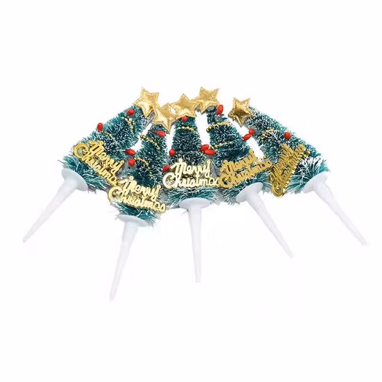 Topper per torta dell'albero di Natale di vendita caldo per la decorazione