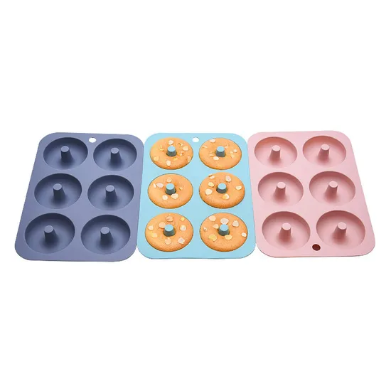 Stencil Stampo per torta ciambella in silicone addensato Stampo per biscotti con gocce di cioccolato Torta da forno
