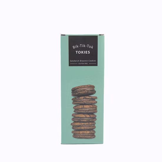 Scatole per imballaggio di biscotti dal design personalizzato usa e getta in carta Kraft